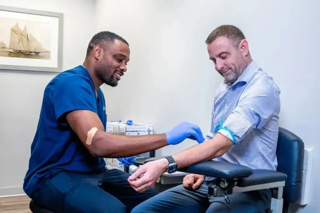 Men's Wellness Centers, lab draw on-site